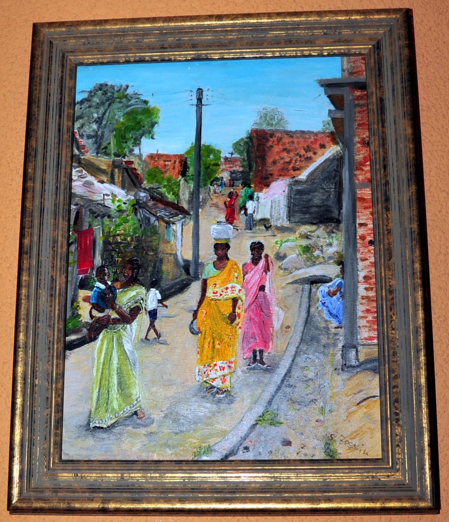 Straßenszene, Indien