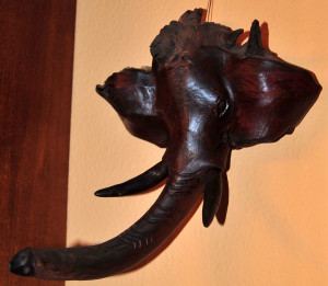 Elefanten-Kopf (Holz), Namibia