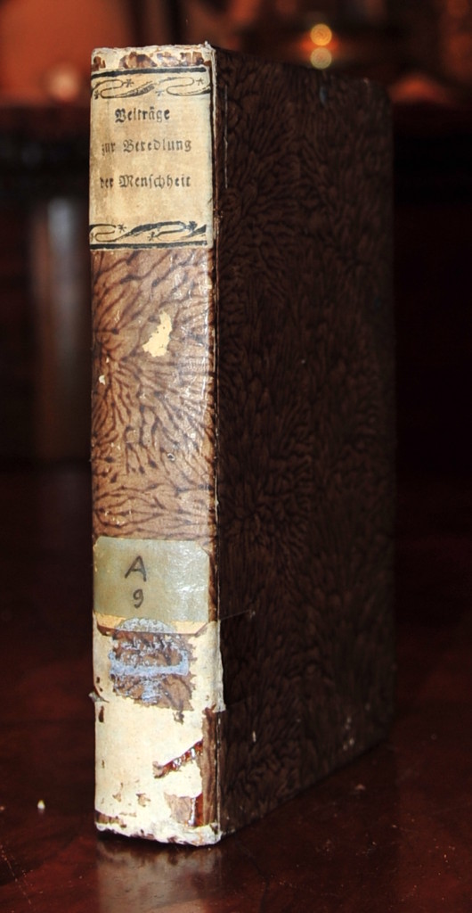 Book Cover: Christoph Johann Rudoph Christiani/ Beiträge zur Veredlung der Menschheit/ 1796