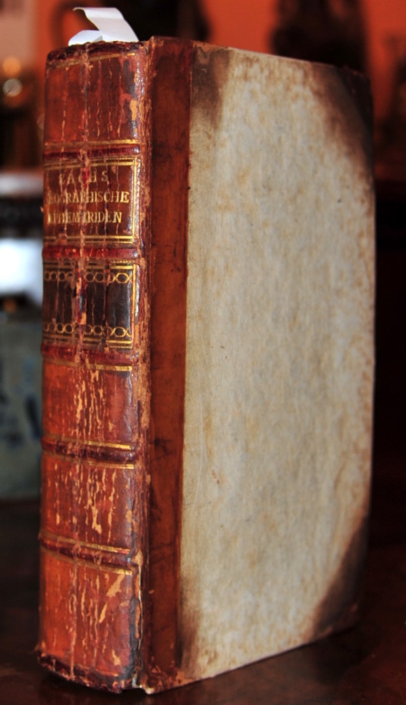 Book Cover: Franz Xaver Zach / Allgemeine Geographische Ephemeriden/ 1798