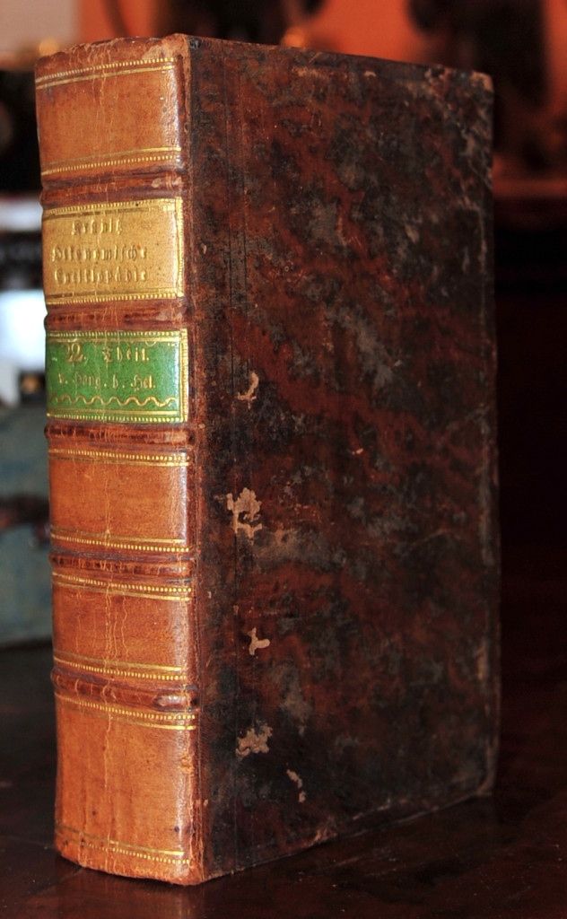 Book Cover: Johann Georg Krünitz/ Oekonomisch-technologische Encyklopädie, oder allg. meines System/ 1789