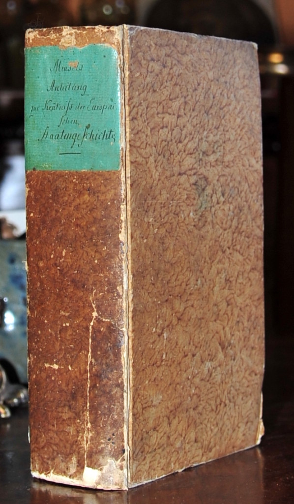 Book Cover: Johann Georg Meusel / Anleitung zur Kenntniss der Europäischen Staatengeschichte / 1816