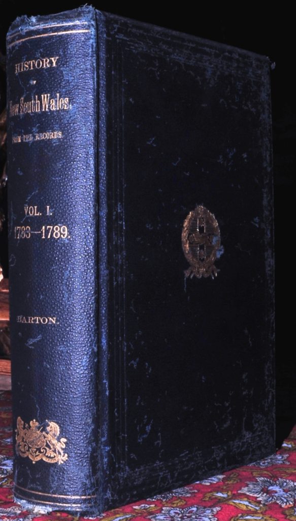 Book Cover: G.B. Barton / History of New South Wales. Vol.I. / 1889