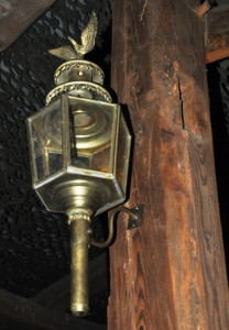 Kutschlampe Messing   