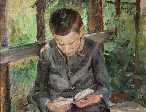 B. Pankok Lesender Junge
